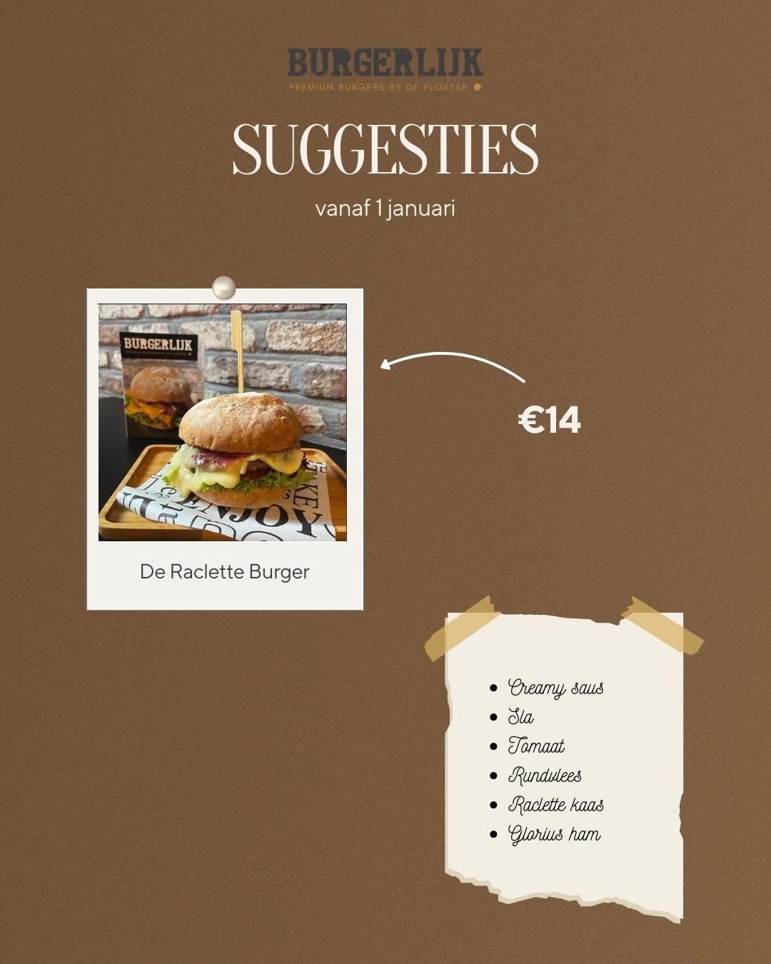 Raclette Burger 